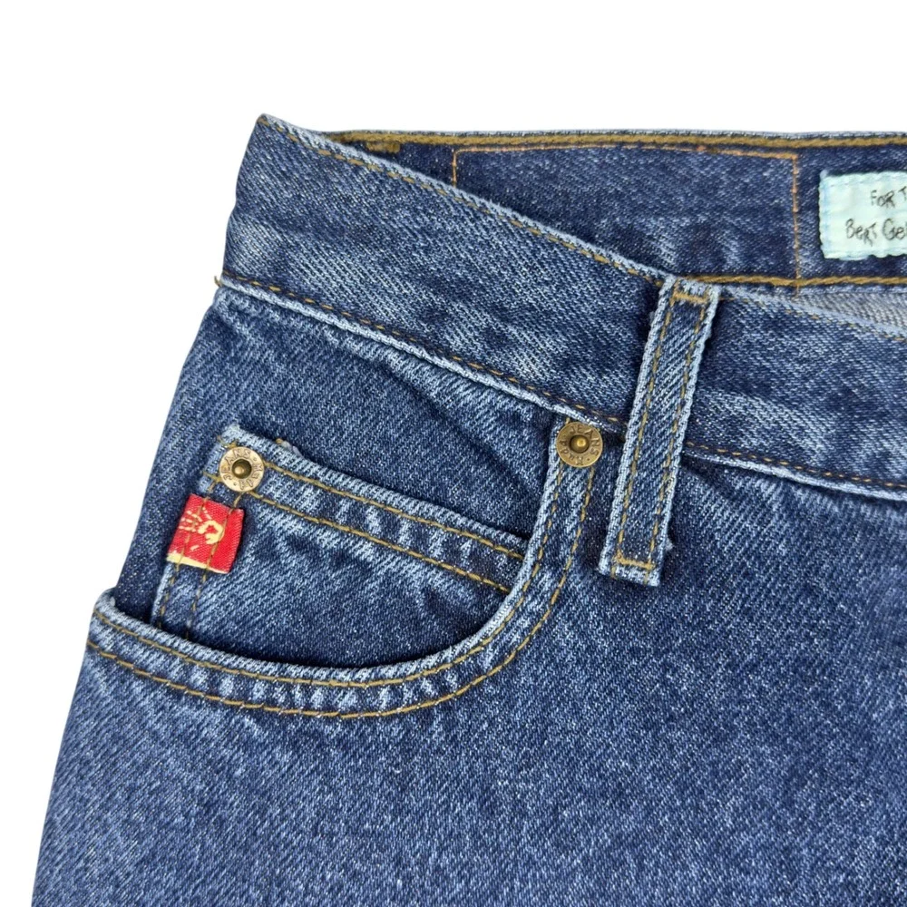 NWT Y2K Mudd Jeans Deadstock Bellbottoms Blue Denim Size 5 Flare Fall 2005
